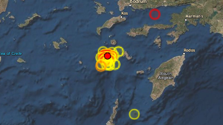 Σεισμός 3,7 Ρίχτερ στη Νίσυρο