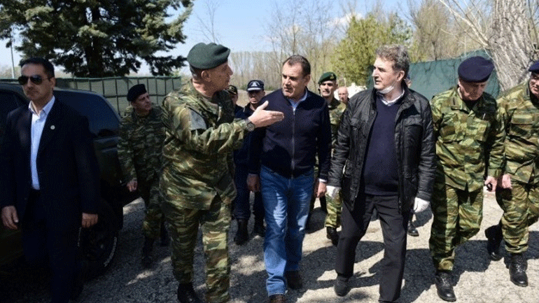 Στον Έβρο οι υπουργοί Εθνικής Άμυνας και Προστασίας του Πολίτη