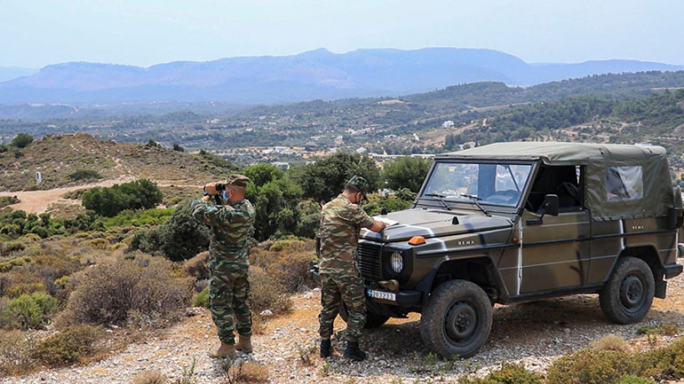 Περιπολίες στρατού και αστυνομίας σε δάση και επίφοβες περιοχές για πρόληψη πυρκαγιών