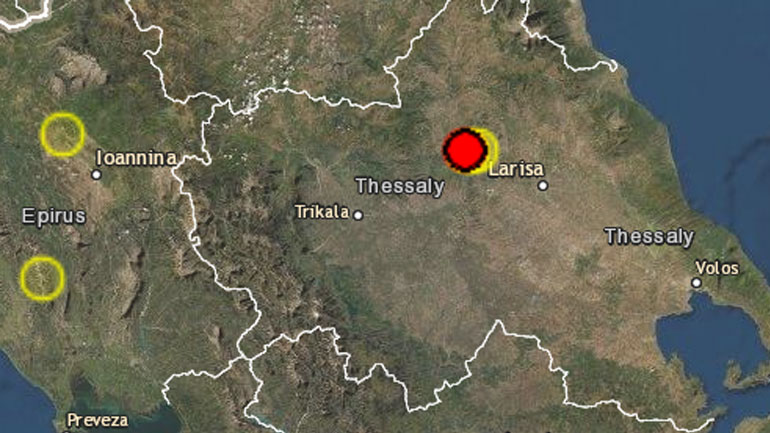 Σεισμός 3,1 Ρίχτερ στην Ελασσόνα