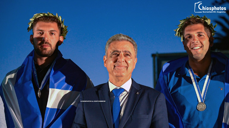 Η Χίος υποδέχθηκε τους Ολυμπιονίκες της