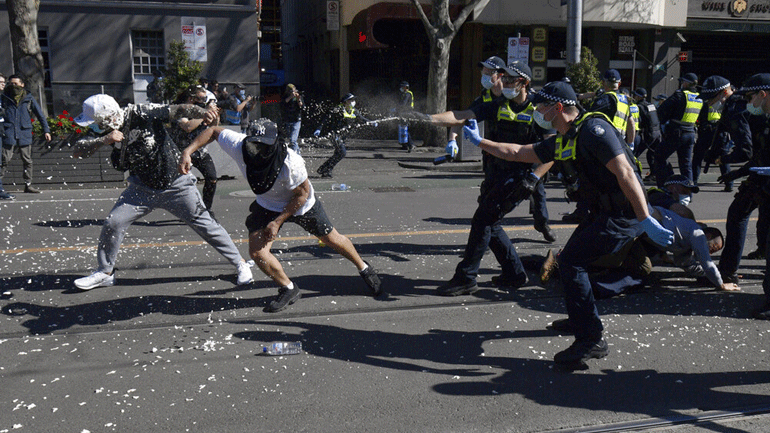Αυστραλία: H αστυνομία απέκλεισε το κέντρο του Σίδνεϊ για να εμποδίσει διαδήλωση εναντίον του lockdown