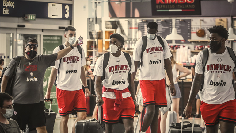 Μπάσκετ: Αναχώρησε για τη Βουλγαρία ο Ολυμπιακός