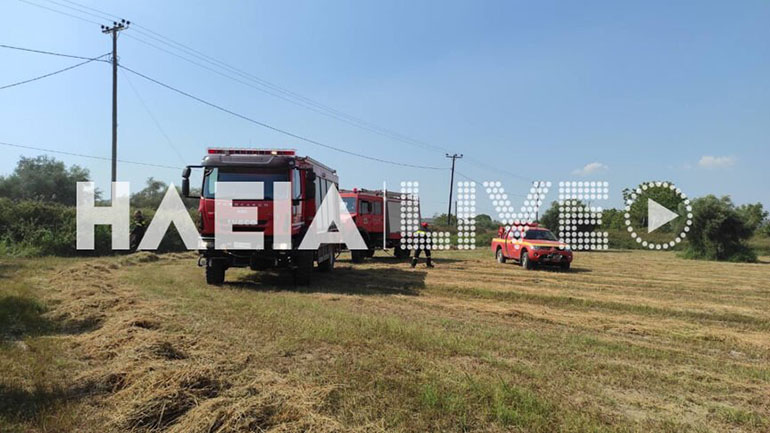 Φωτιά στην Αρχαία Ολυμπία – Δύο τα πύρινα μέτωπα