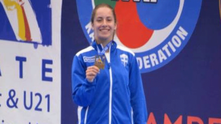 Καράτε: «Χάλκινη» η Τζίλια στο Ευρωπαϊκό Νεανίδων