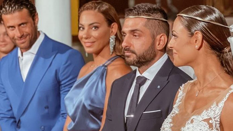 Ο Κωνσταντίνος Βασάλος και η Ευρυδίκη Βαλαβάνη πάντρεψαν φιλικό τους ζευγάρι στην Κρήτη Ο Κωνσταντίνος Βασάλος και η Ευρυδίκη Βαλαβάνη πάντρεψαν φιλικό τους ζευγάρι στην Κρήτη