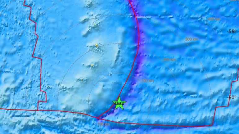 Σεισμική δόνηση 7 Ρίχτερ στα Νότια Νησιά Σάντουιτς