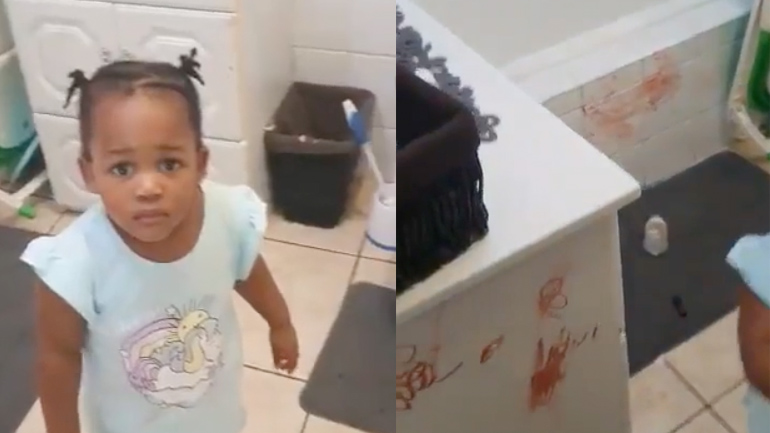 Το κόλπο ενός μικρού κοριτσιού για να μην το μαλώσουν