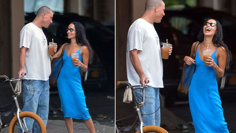 H Zoe Kravitz μας δείχνει πώς να φορέσουμε ένα slip dress στην πρωινή μας βόλτα