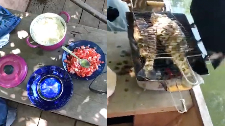 Πώς ψήνουμε ψάρια στην εξοχή!