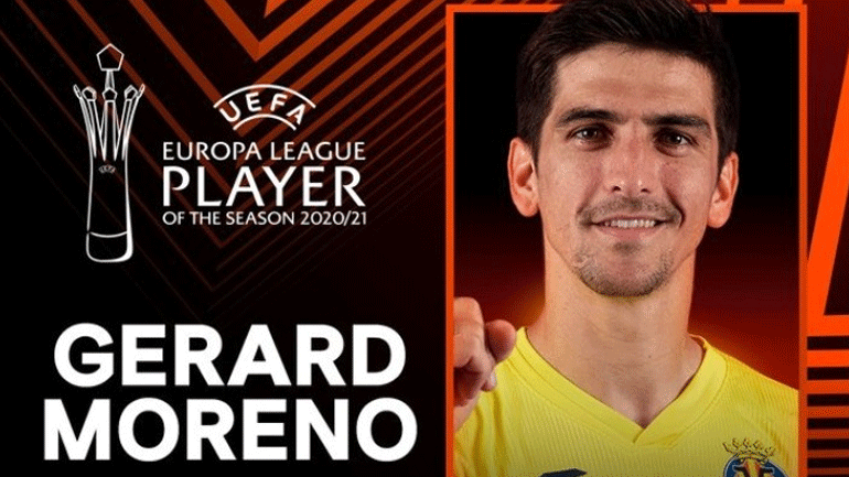 Ο Ζεράρ Μορένο κορυφαίος παίκτης της σεζόν 2020-21