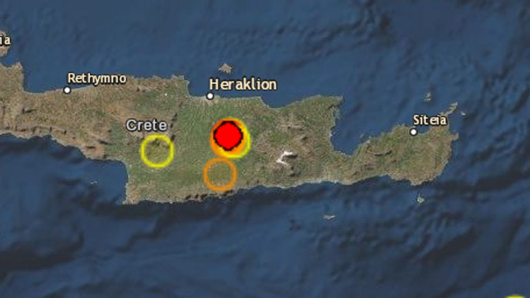 Σεισμός 3,3 Ρίχτερ στην Κρήτη