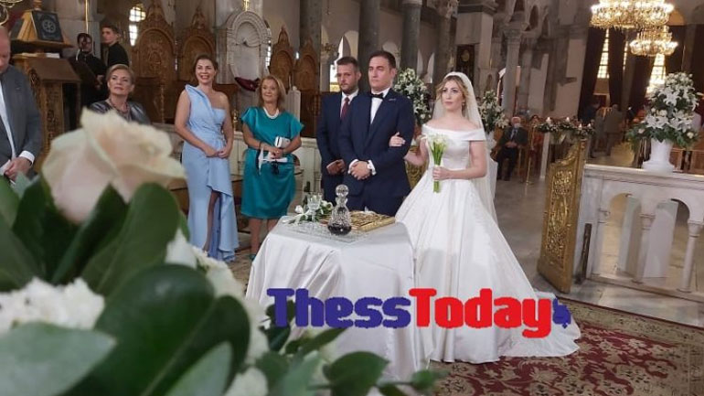 Ο λαμπερός γάμος του Νάσου Διαλυνά και της Έμμυ Ξανθοπούλου