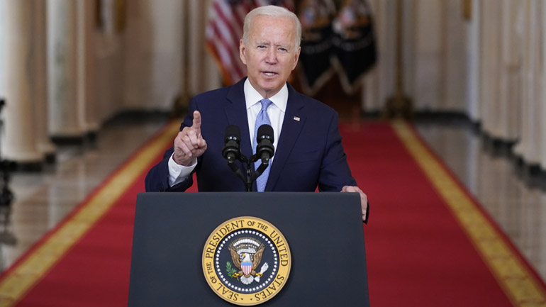 Μπάιντεν: Στο Αφγανιστάν οι ΗΠΑ είχαν να επιλέξουν μεταξύ στρατιωτικής αποχώρησης ή κλιμάκωσης