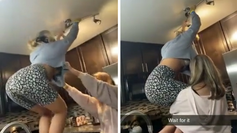 Αλλαγή φωτιστικού στην κουζίνα