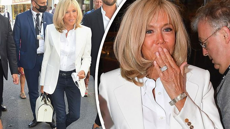 Brigitte Macron: Η casual chic εμφάνιση της Πρώτης Κυρίας της Γαλλίας με sneakers