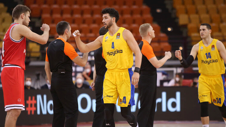 Το Περιστέρι θα αντικαταστήσει τη Μακάμπι Τελ Αβίβ στο τουρνουά του Ολυμπιακού ελέω κορωνοϊού