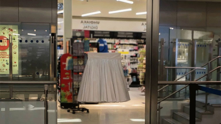 Stand Free διαδραστικό Ιnstallation της Μ. Φραγκουδάκη στο «Ελ. Βενιζέλος»