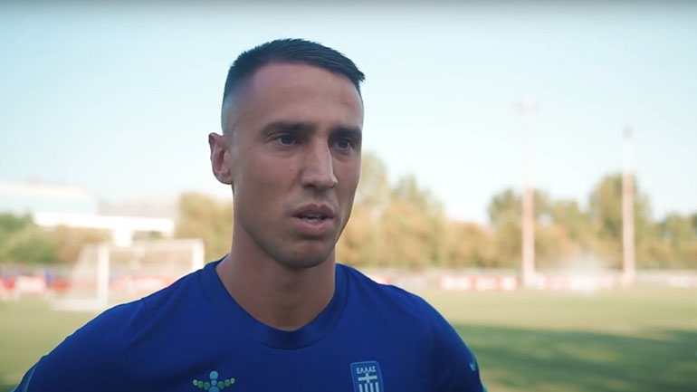 Ο Οδυσσέας Βλαχοδήμος στον ΟΠΑΠ: «Θέλουμε να φτάσουμε ψηλά την Εθνική Ομάδα»