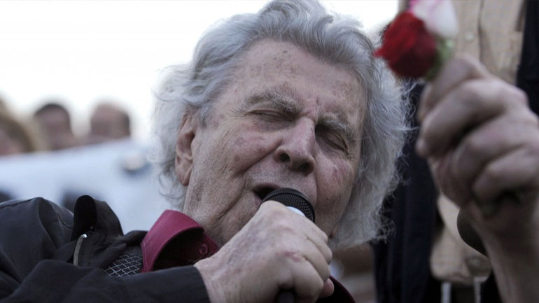 Ανακοίνωση της Πρεσβείας του Ισραήλ στο twitter για την απώλεια του Μίκη Θεοδωράκη