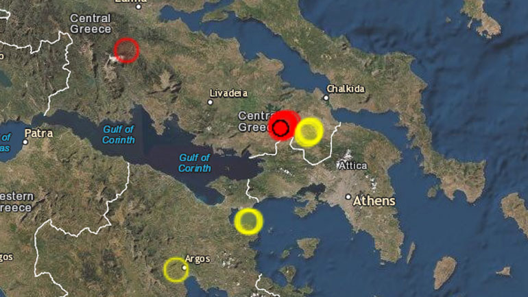 Σεισμός 3,3 Ρίχτερ στη Θήβα