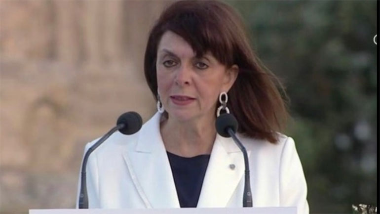 Η  Κατερίνα Σακελλαροπούλου για τον Μίκη Θεοδωράκη: «Πανέλληνας και ταυτόχρονα οικουμενικός δημιουργός»