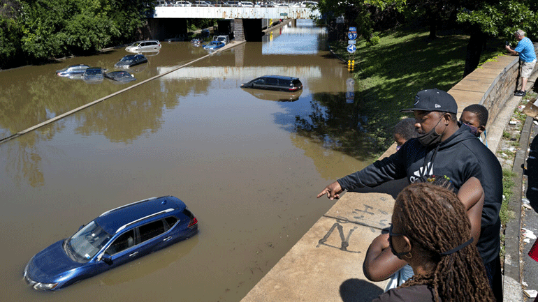 Σε κατάσταση έκτακτης ανάγκης Νέα Υόρκη και Νιου Τζέρσι λόγω της καταιγίδας Άιντα