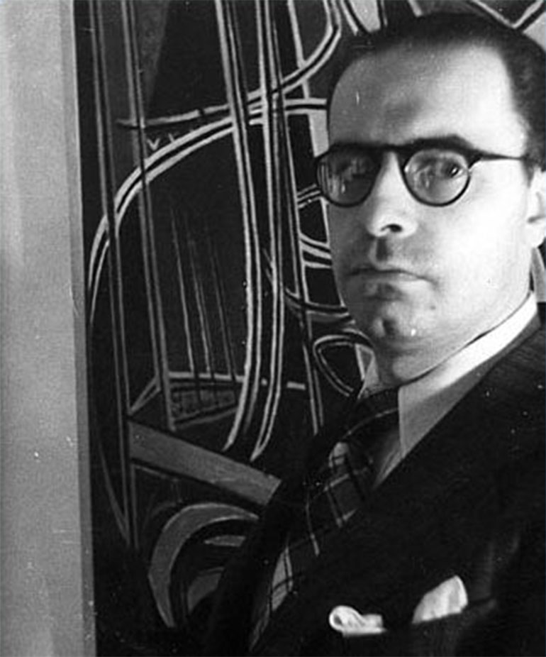 Ο Νίκος Χατζηκυριάκος - Γκίκας το 1933