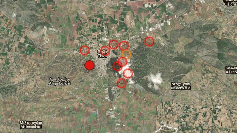 Σεισμός 3,4 Ρίχτερ στη Θήβα