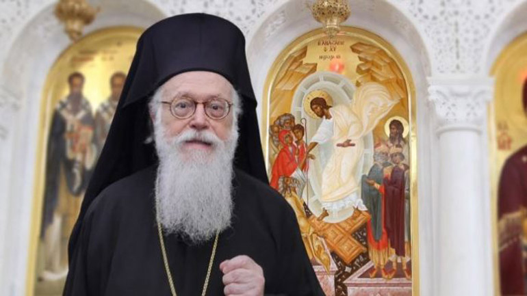 Ο Αρχιεπίσκοπος Tιράνων, Δυρραχίου και πάσης Αλβανίας για τον θάνατο του Μ. Θεοδωράκη Ο Αρχιεπίσκοπος Tιράνων, Δυρραχίου και πάσης Αλβανίας για τον θάνατο του Μ. Θεοδωράκη