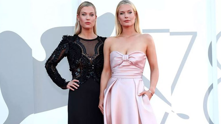 Η Lady Amelia και η Lady Eliza Spencer έκαναν την παρθενική τους εμφάνιση στο φεστιβάλ Βενετίας