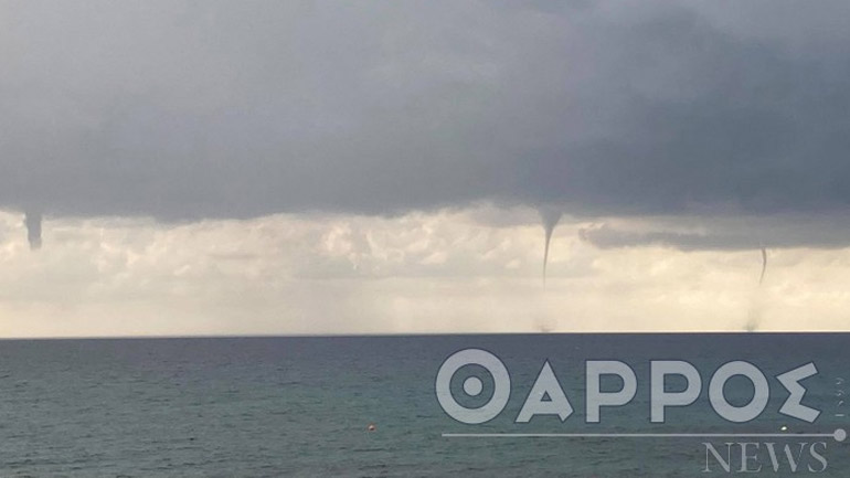 Υδροστρόβιλοι στον Κυπαρισσιακό Κόλπο