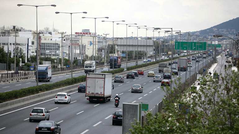 Μποτιλιάρισμα στον Κηφισό λόγω καραμπόλας