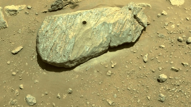 NASA: Tο ρόβερ Perseverance συνέλεξε το πρώτο πέτρινο δείγμα από τον Άρη