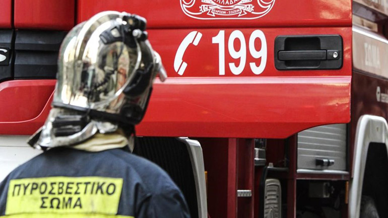 Πυρκαγιά σε κοντέινερ στο hotspot του Σκαραμαγκά Πυρκαγιά σε κοντέινερ στο hotspot του Σκαραμαγκά