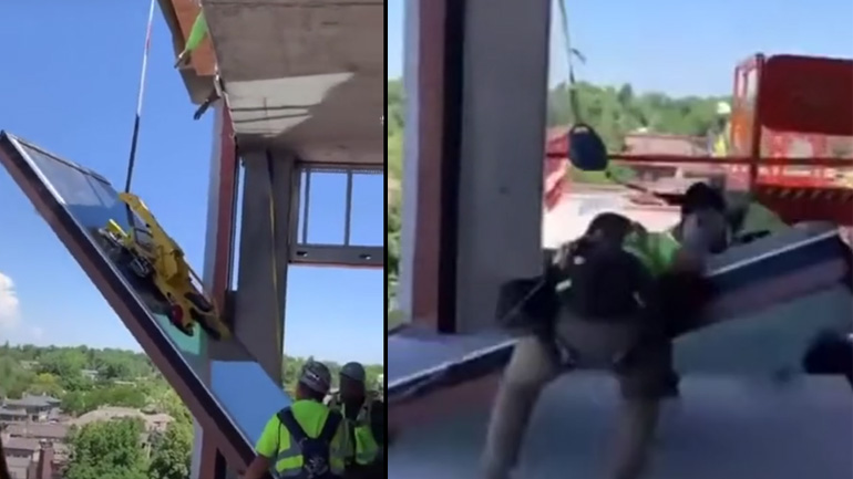 Τοποθέτηση γυάλινης πρόσοψης -fail