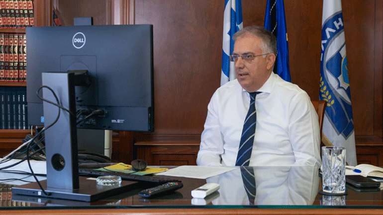 Τηλεδιάσκεψη του Θεοδωρικάκου με φορείς της Θεσσαλονίκης ενόψει ΔΕΘ