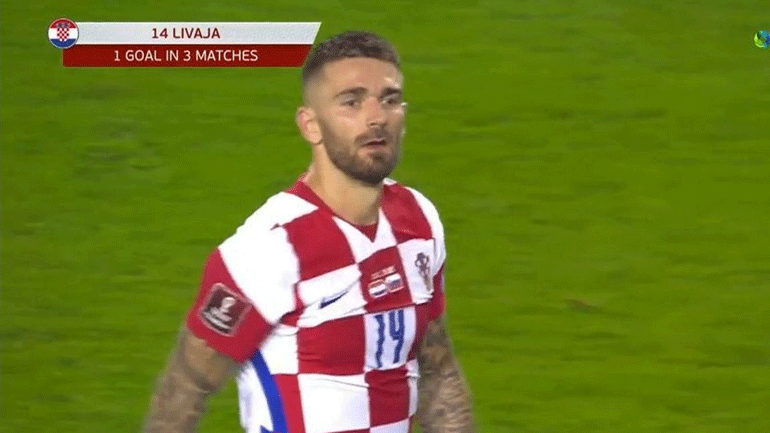 Πρώτο γκολ για τον Λιβάγια με την Εθνική Κροατίας