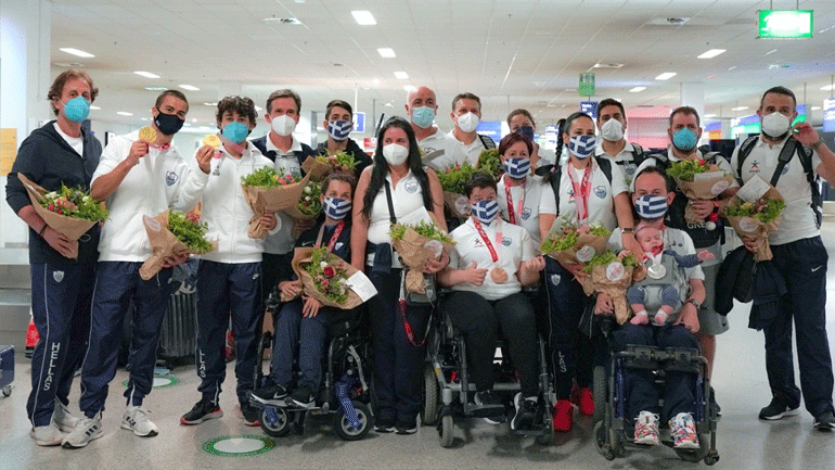 Με 11 μετάλλια επέστρεψε η Ελληνική Παραολυμπιακή Ομάδα από το Τόκιο – Συγχαρητήρια από τον ΟΠΑΠ στους 44 αθλητές μας