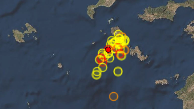 Σεισμός 3,4 Ρίχτερ στη Νίσυρο