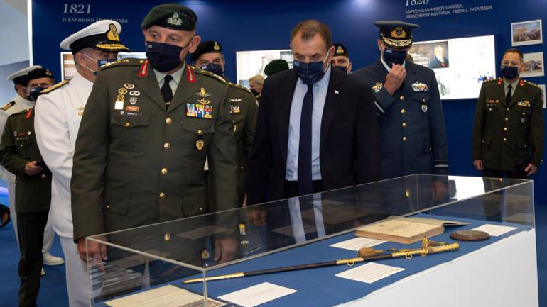 Εγκαίνια του περιπτέρου του Υπουργείου Εθνικής Αμύνης στην 85η ΔΕΘ