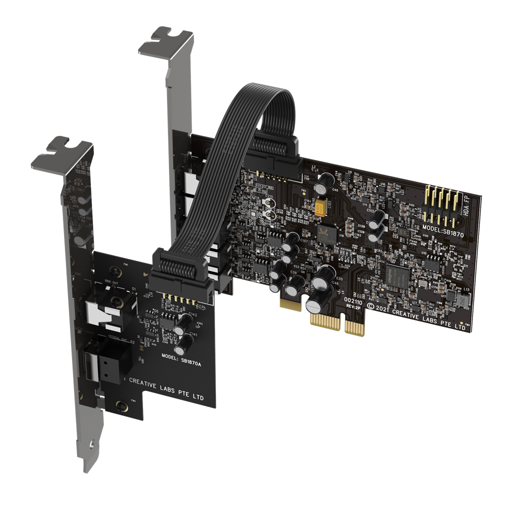 Η Sound Blaster Audigy Fx V2 διαθέτει ξεχωριστό θυγατρικό board ως επιλογή αναβάθμισης.
