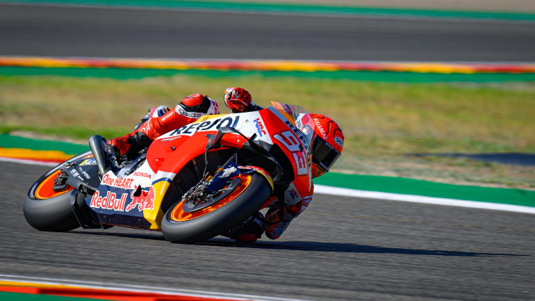 Πάλεψε μέχρι το τέλος ο Marquez για τη νίκη.