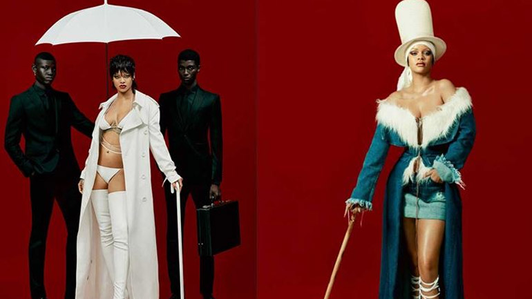 Η Rihanna στην πιο ανατρεπτική φωτογράφιση της καριέρας της για το περιοδικό Dazed