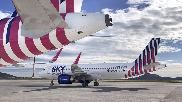 SKY express: Συνεργασία με την American Airlines