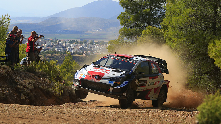 Στο Ακρόπολις πετούσε με το Toyota Yaris WRC.