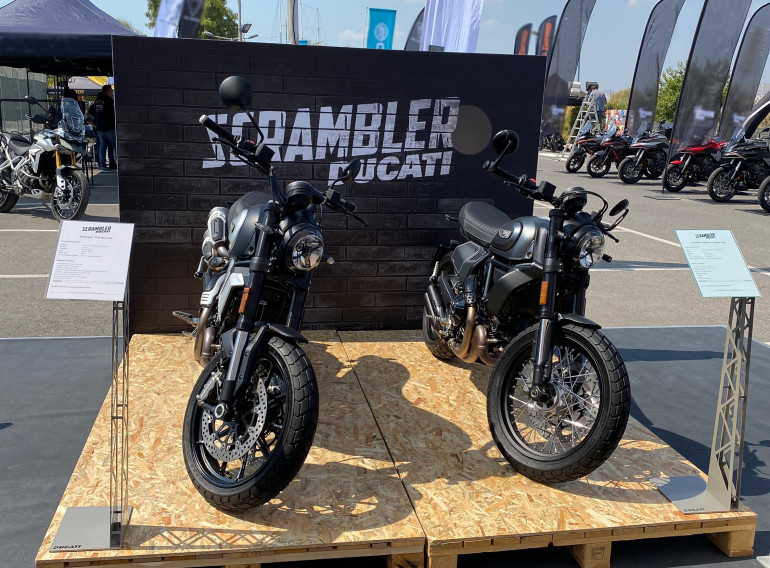 Η γκάμα της Ducati στην έκθεση περιλαμβάνει urban επιλογές και όχι τις extreme επιλογές για πίστα.
