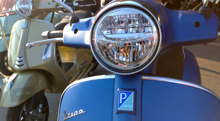 Στο περίπτερο της Piaggio είχαμε Aprilia, Vespa, Piaggio και Moto Guzzi!