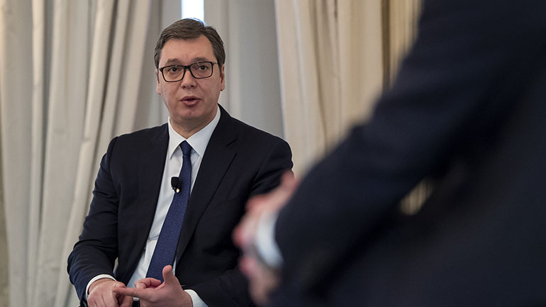 Α. Βούτσιτς: Η φιλία της Σερβίας με την Τουρκία είναι εγγύηση για τη σταθερότητα στην περιοχή