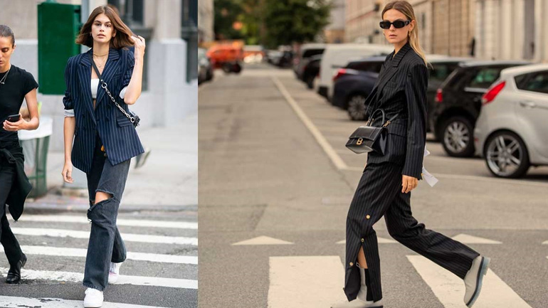 Οι pinstripes επέστρεψαν στη μόδα – Δείτε πώς τις φορούν